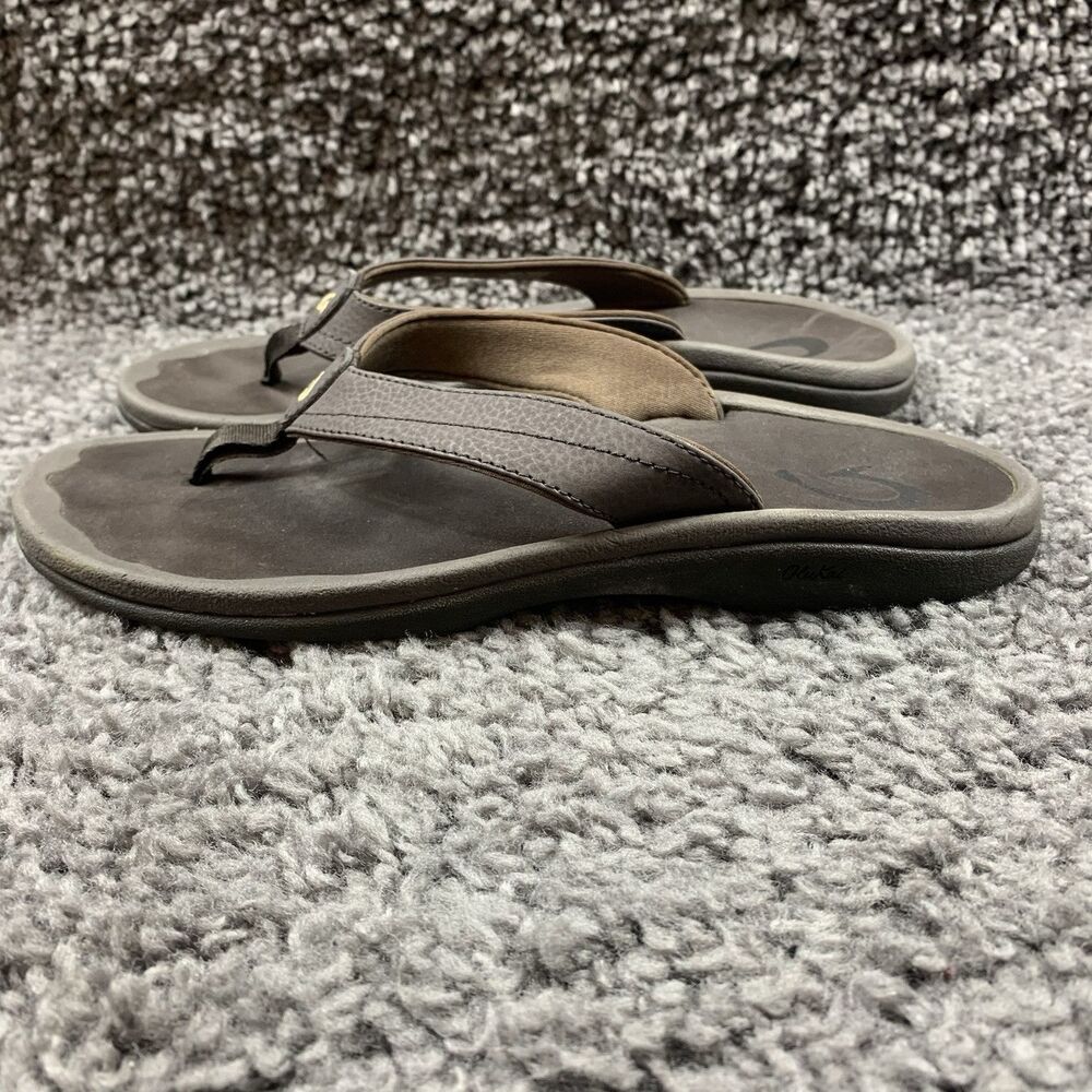 OluKai Ohana - W Brown Comfort Flip Flop Beach Sandal Women's Size 9 - Picture 2 of 8